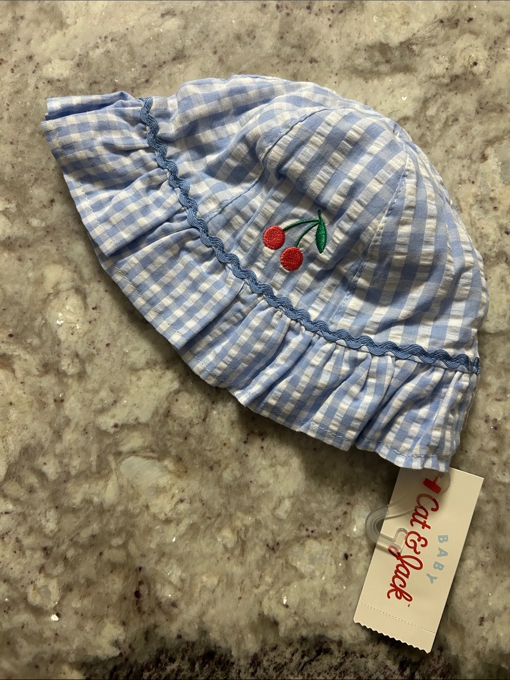 NWT Gingham Hat
